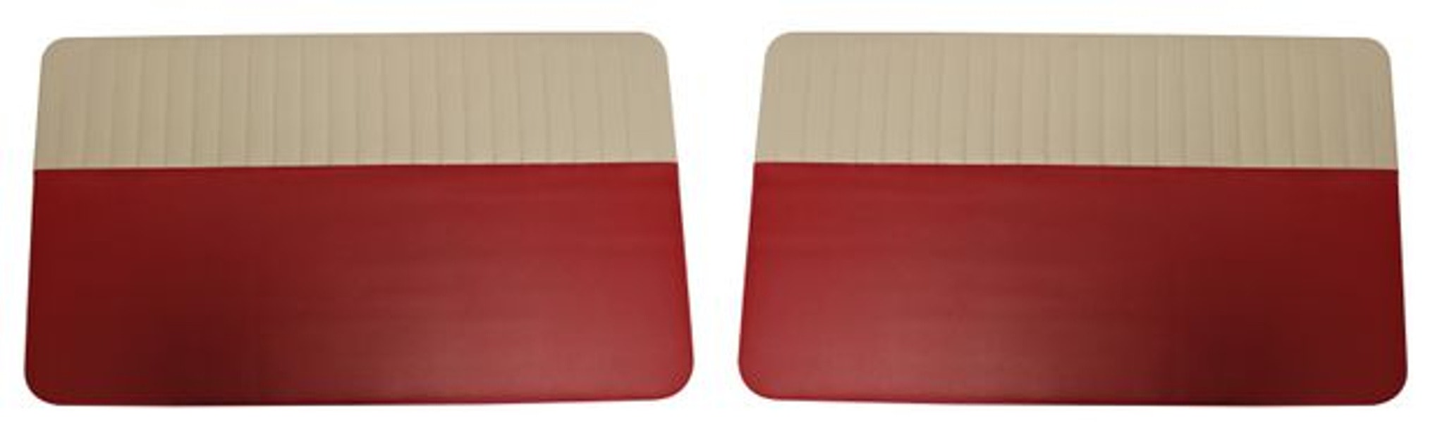 Panneau de porte US rouge/beige