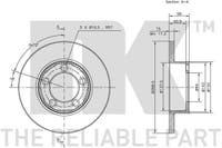Disque de frein pour Volvo Amazon, Amazon Kombi -70, 1800 (1963-1969), sans moyeu — bild 3 av 3