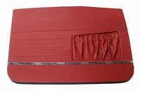 Panneau de porte avant rouge