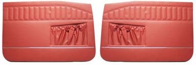 Panneaux de porte avant rouges pour Volvo Amazon 4D, Amazon Kombi 1969