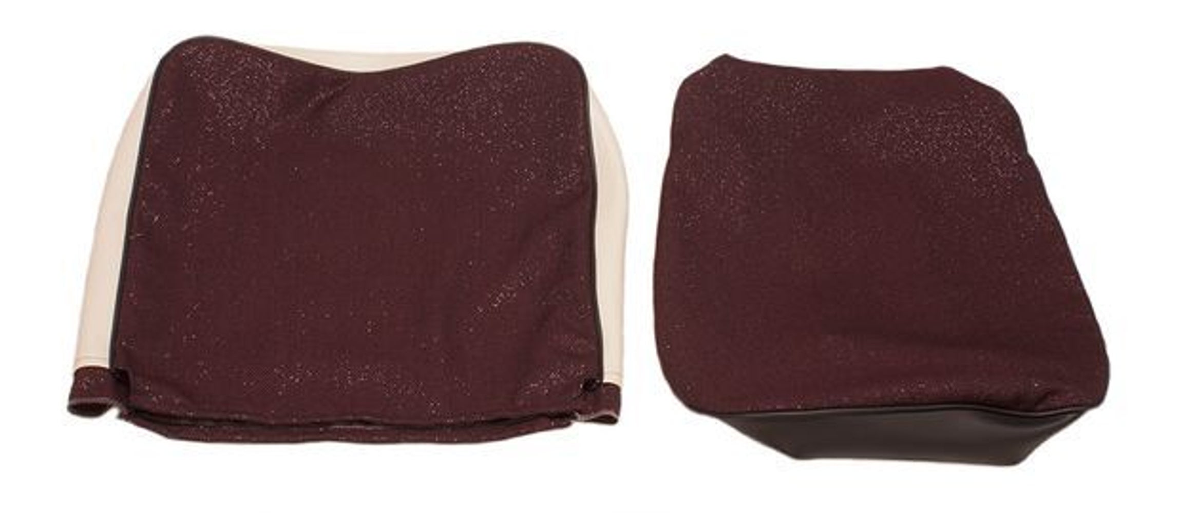 Revêtement de siège avant pour Volvo Duett 1958-60 rouge/beige/noir
