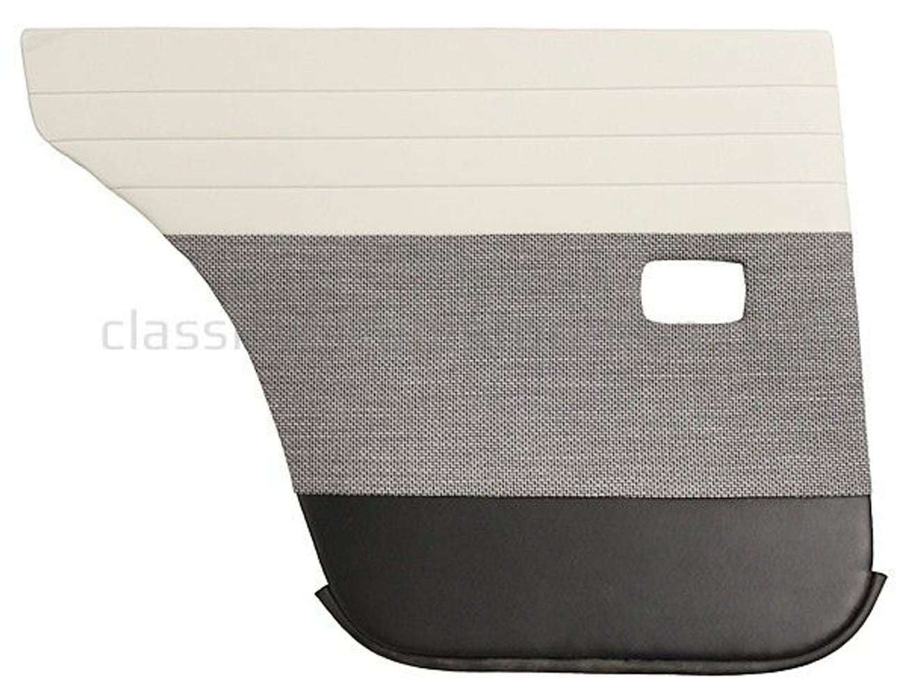 Panneaux de porte arrière pour Volvo Amazon 4 portes 1957-58, gris/noir — bild 2 av 3
