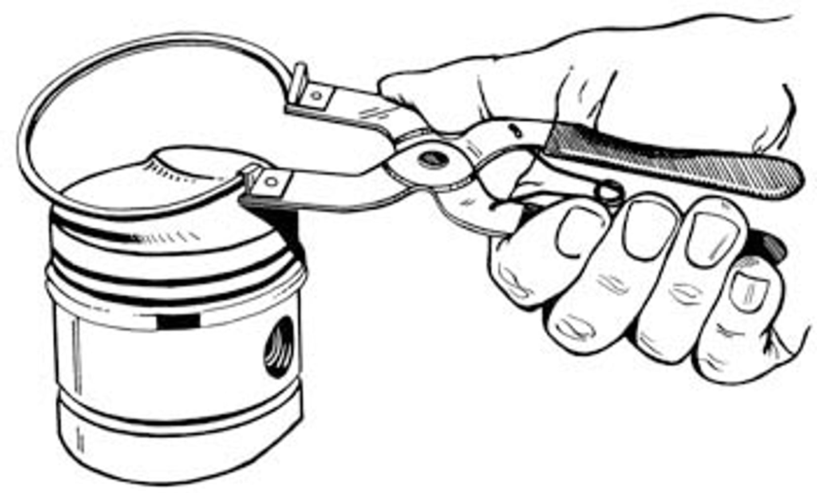 pince pour montage de segments de piston — bild 2 av 2