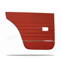 Panneau de porte arrière rouge