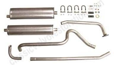 Système d'échappement pour Volvo PV, B18