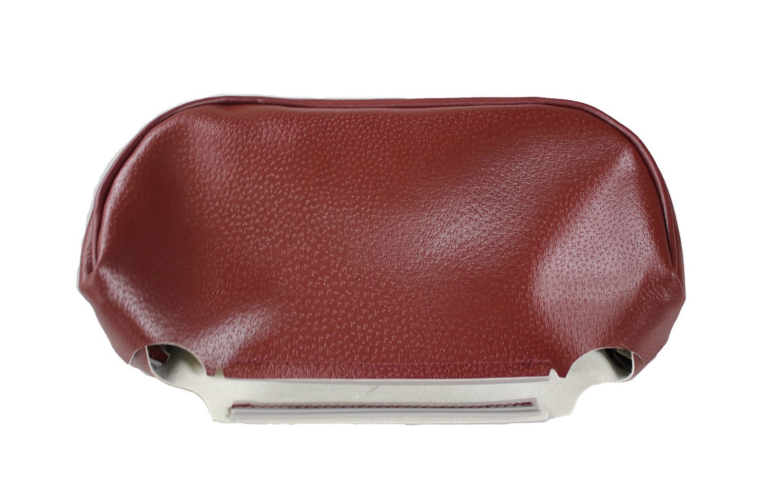 Revêtement d'appuie-tête en cuir bordeaux pour Volvo 164 (1972-1974)