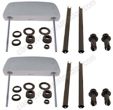 Appuie-tête avec kit de montage pour Volvo 1800, 1800E, 1800ES