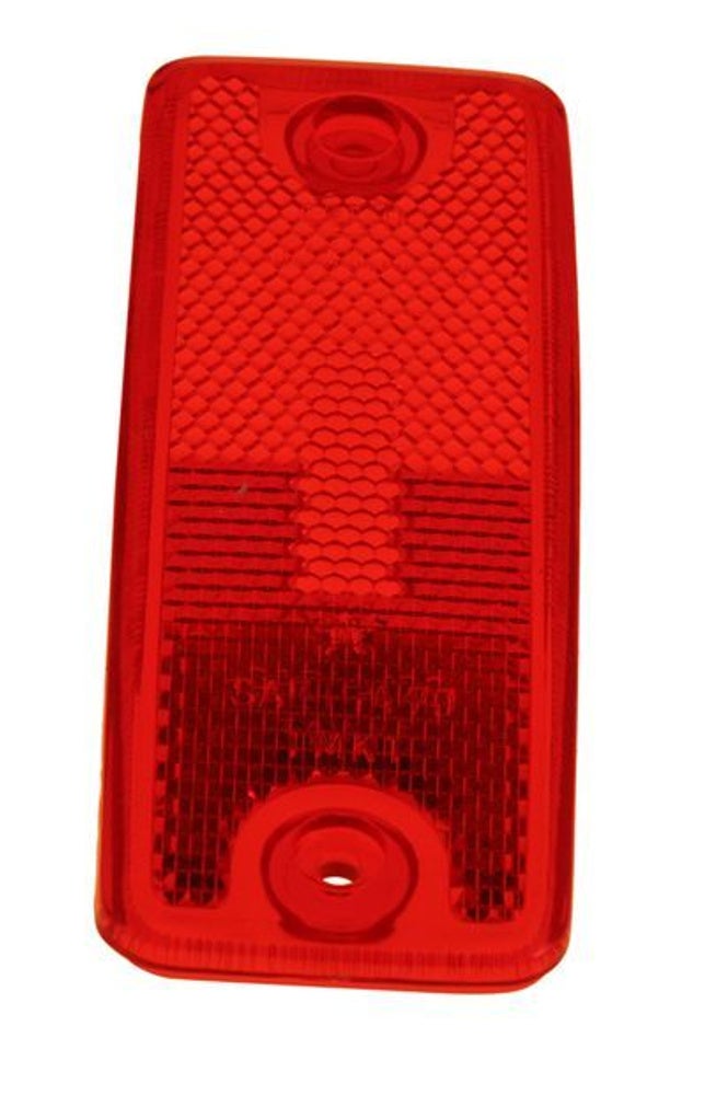 Verre feu latéral rouge