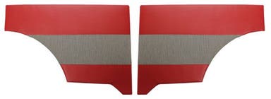 Panneaux arrière pour Volvo Duett 1958-62 rouge/gris
