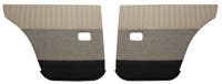Panneaux de porte arrière pour Volvo Amazon 4 portes 1959-60, beige/gris/noir — bild 1 av 2
