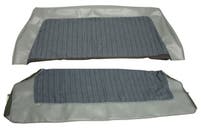 Garniture de siège arrière pour Volvo Amazon 2 portes 1962-63 bleu clair — bild 1 av 2