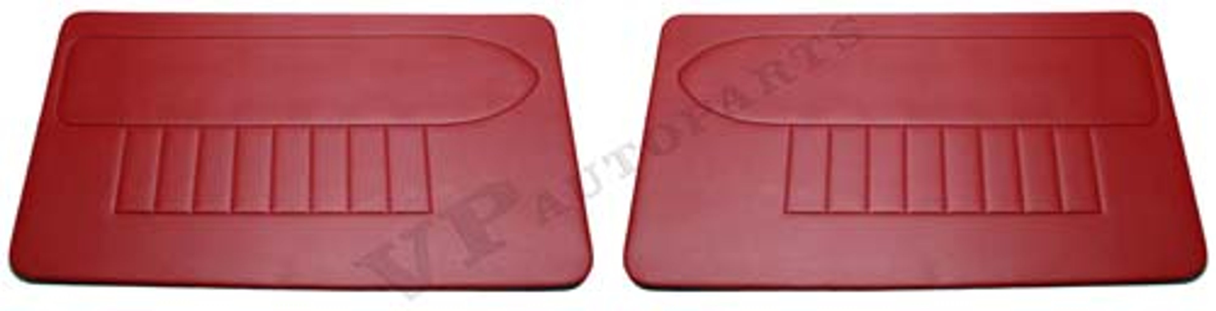 Panneaux de porte rouges pour Volvo PV544A (1958-1960).