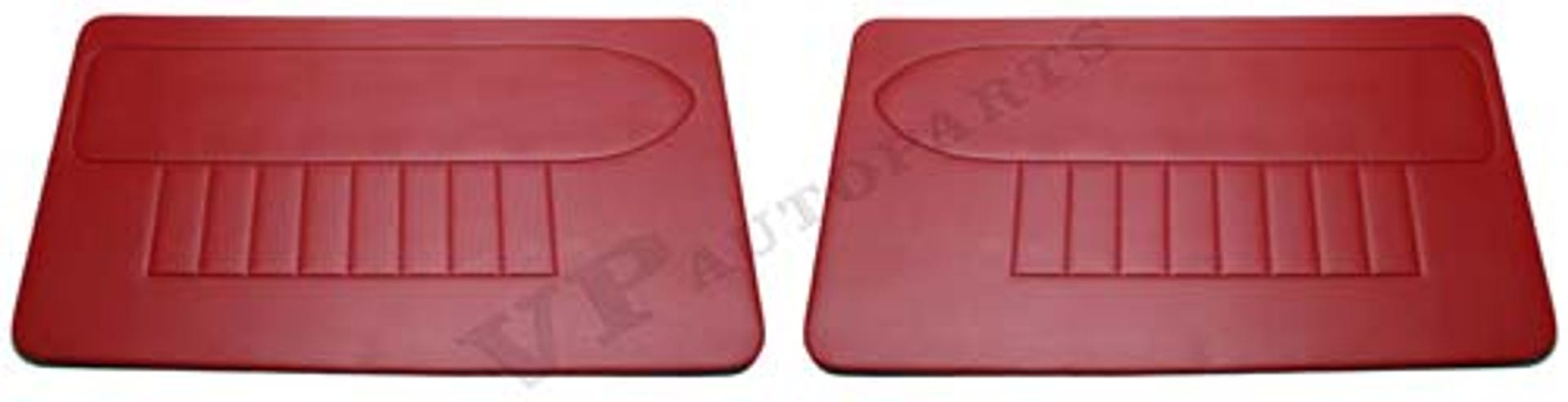 Panneaux de porte rouges pour Volvo PV544A (1958-1960).
