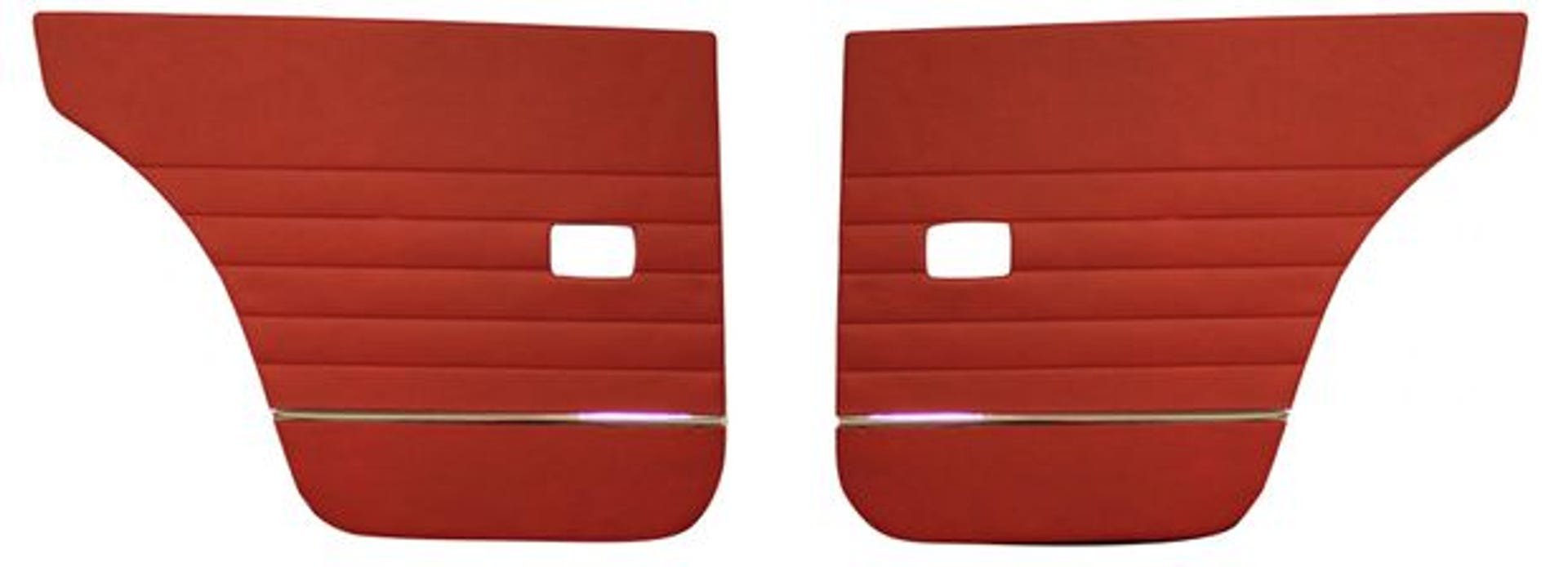 Panneaux de porte arrière rouges pour Volvo Amazon 4 portes, Amazon Kombi 1963-64 — bild 2 av 2