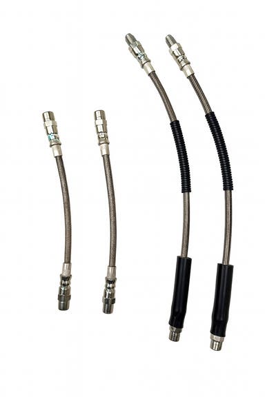Kit de flexibles de frein pour Volvo 850, S70, V70, C70, 2 roues motrices -16", tressés métalliques