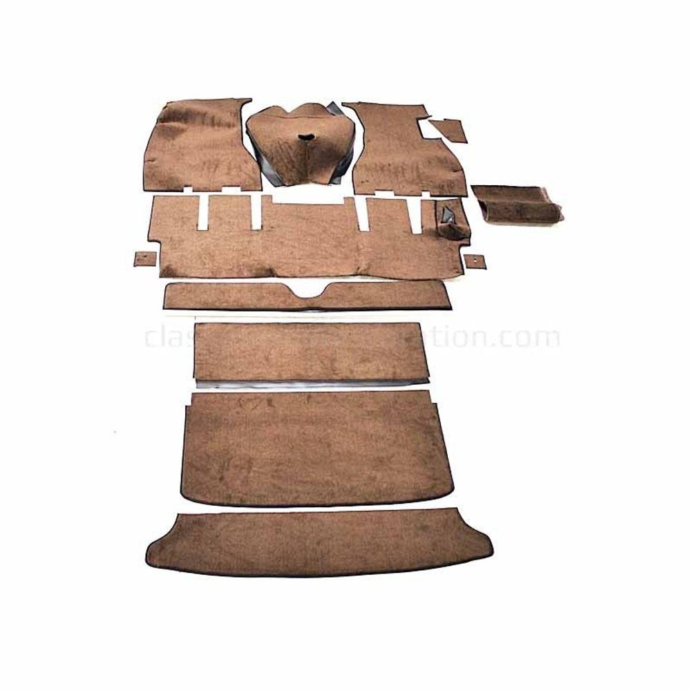 Jeu tapis marron/noir droite