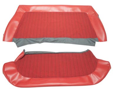 Garniture de siège arrière rouge pour Volvo Amazon 4 portes (1962-1963)