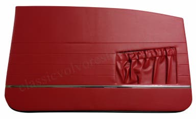 Panneaux de porte rouges pour Volvo Amazon 2D 1962-63