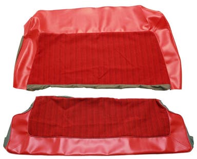 Garniture de siège arrière pour Volvo Amazon 2d 1962-63 rouge ch 25200-