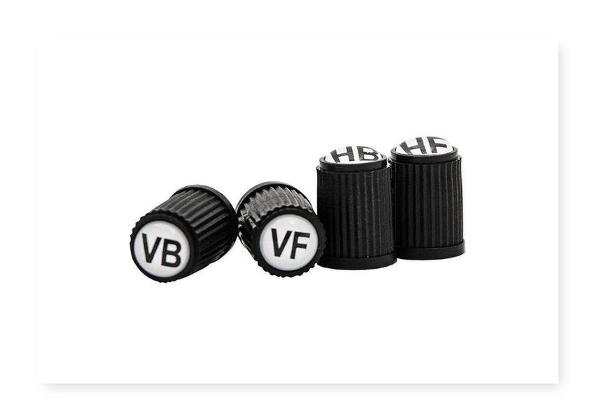 Bouchon de valve, repère de pneu lot de 4 — bild 1 av 3