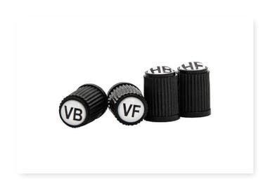 Bouchon de valve, repère de pneu lot de 4