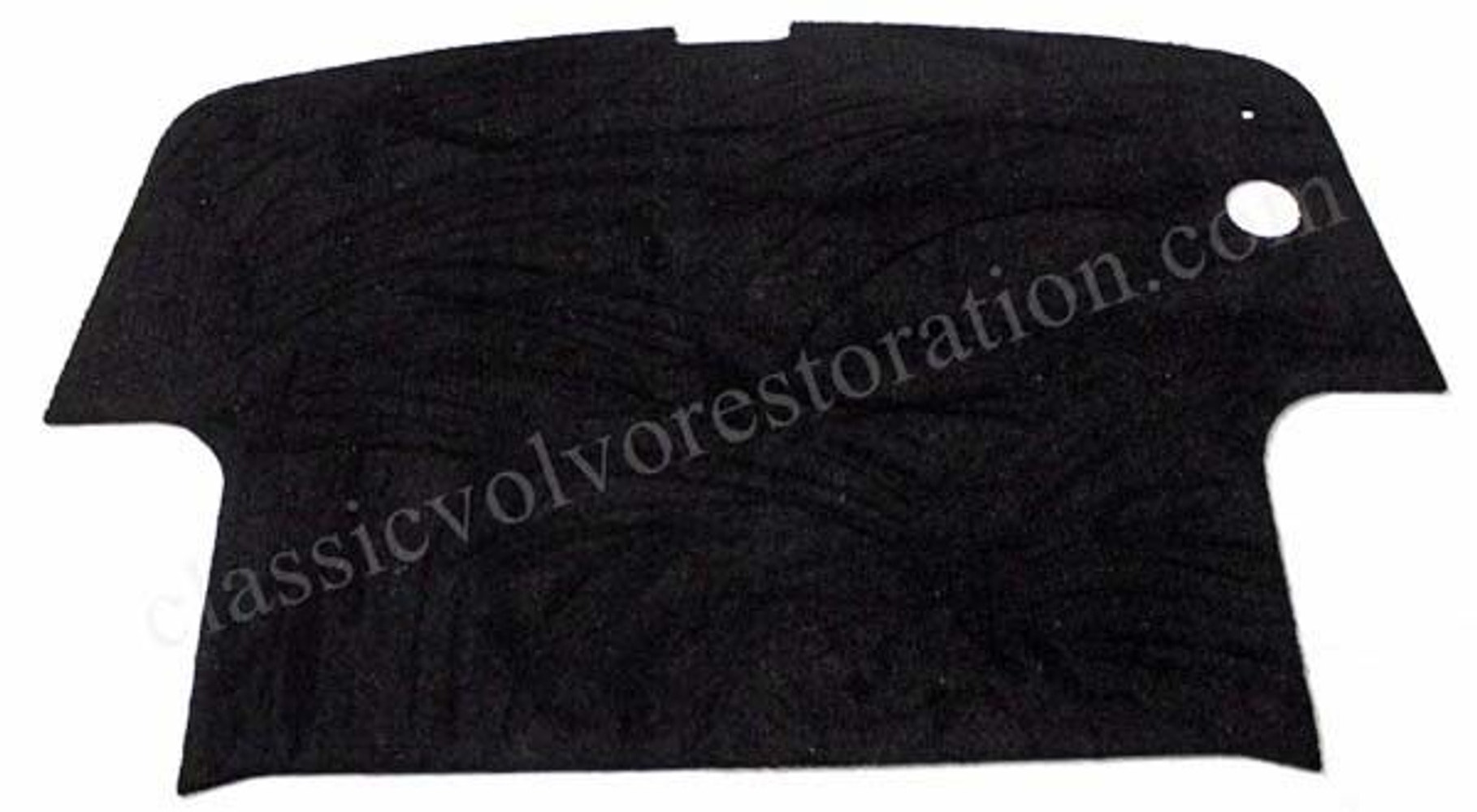 Tapis de coffre noir textile