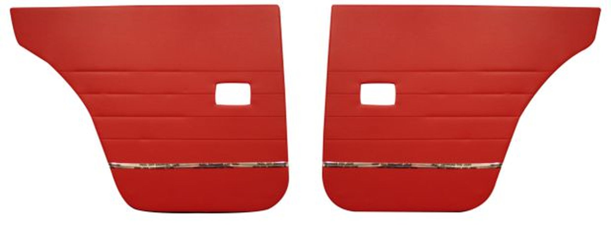 Panneau de porte arrière rouge