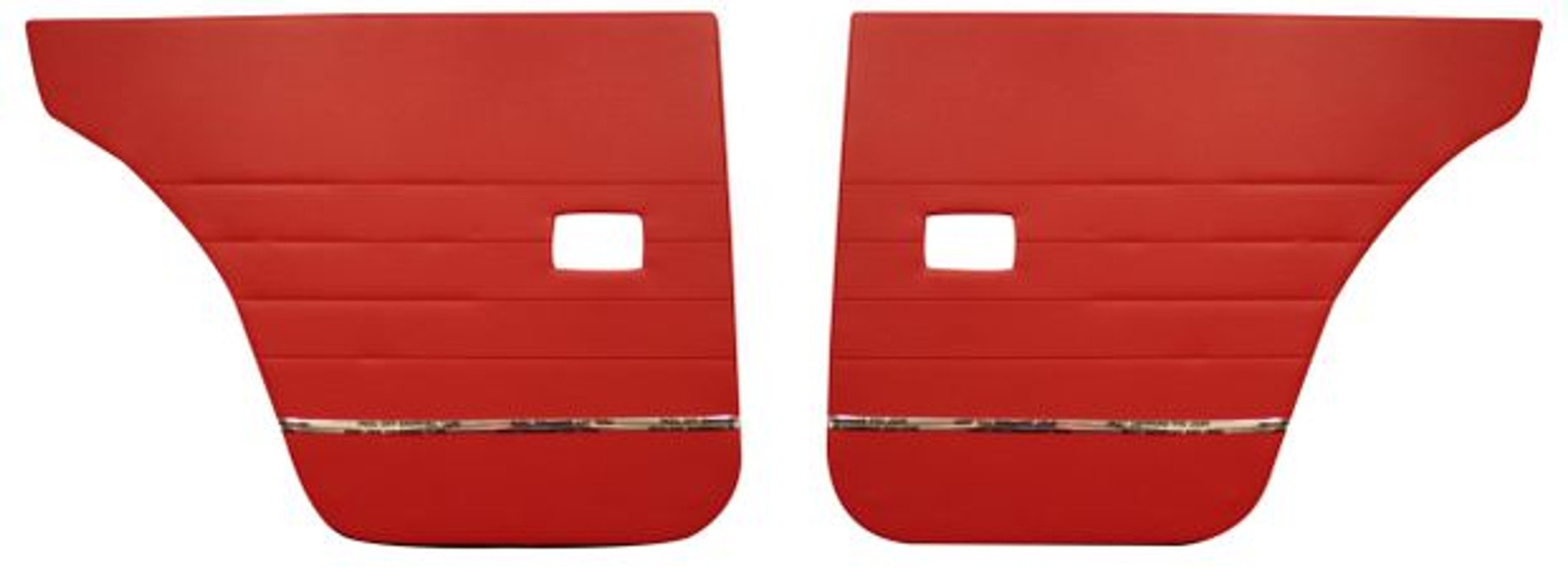 Panneau de porte arrière rouge