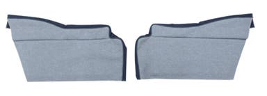 Panneaux inférieurs arrière pour Volvo PV444KS-LS 1956-57, gris/bleu