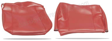 Garniture de siège avant pour Volvo PV544 1962-63 rouge US