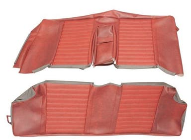 Garniture de siège arrière rouge pour Volvo Amazon 2D 1965-66