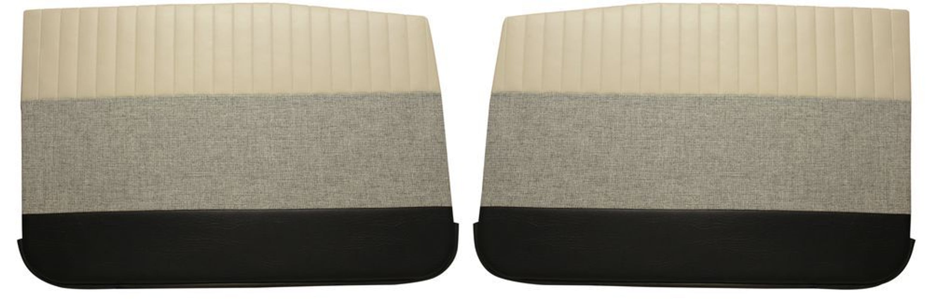 Panneaux de porte avant pour Volvo Amazon 4 portes 1959-60, beige/gris/noir