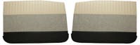 Panneaux de porte avant pour Volvo Amazon 4 portes 1959-60, beige/gris/noir — bild 1 av 2