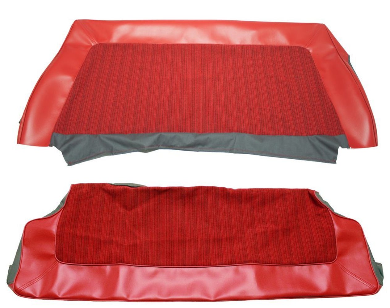 Garniture de siège arrière pour Volvo Amazon 2d 1962-63 rouge ch -25199