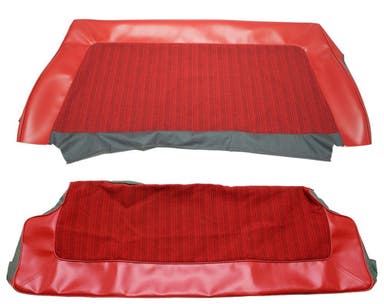 Garniture de siège arrière pour Volvo Amazon 2d 1962-63 rouge ch -25199