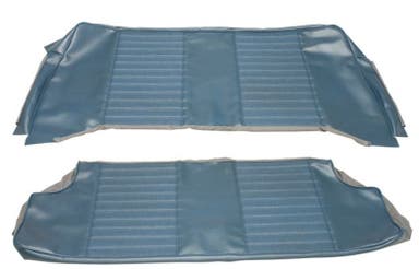 Garniture de siège arrière pour Volvo Amazon 2D 1969 bleue