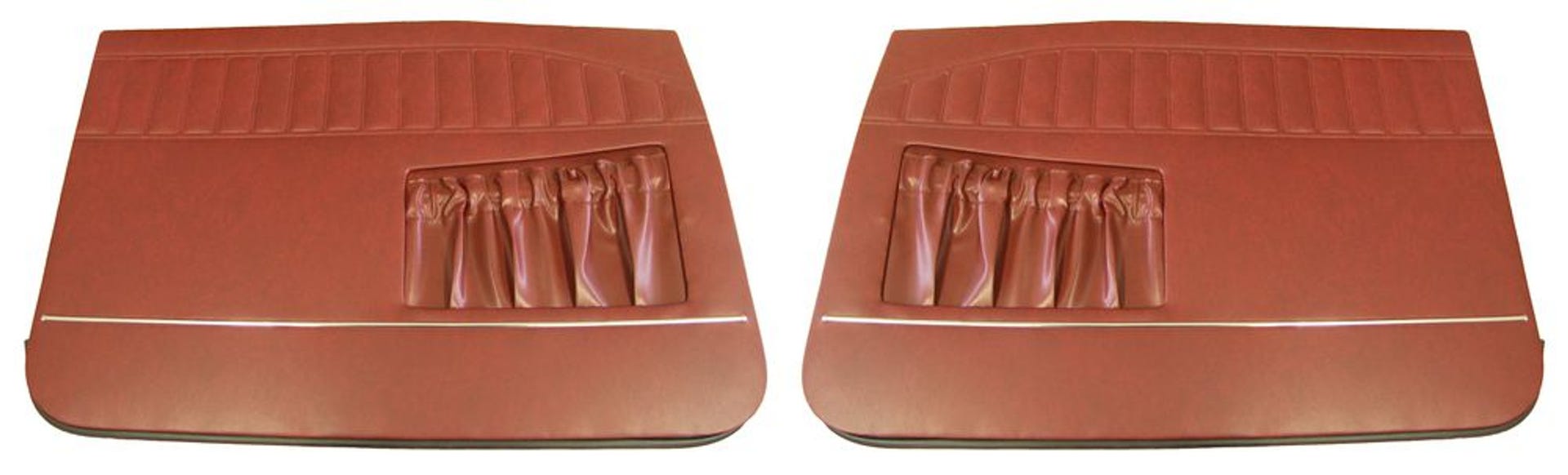 Panneaux de porte avant pour Volvo Amazon 4D, Amazon Kombi 1966, rouges — bild 2 av 2