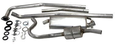 Système d'échappement pour Volvo Amazon, 1962-66, B18