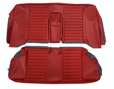 Ensemble de garniture de siège arrière pour Volvo Amazon 2 portes, 1965-1968, rouge vif
