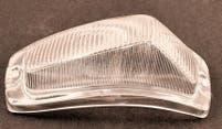 Verre de clignotant blanc pour Volvo Amazon, 1957-1961, gauche — bild 2 av 2