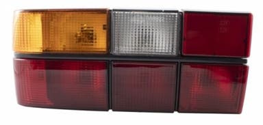 Verre de feu arrière gauche pour Volvo 740 et 760 (1983-1989), noir.