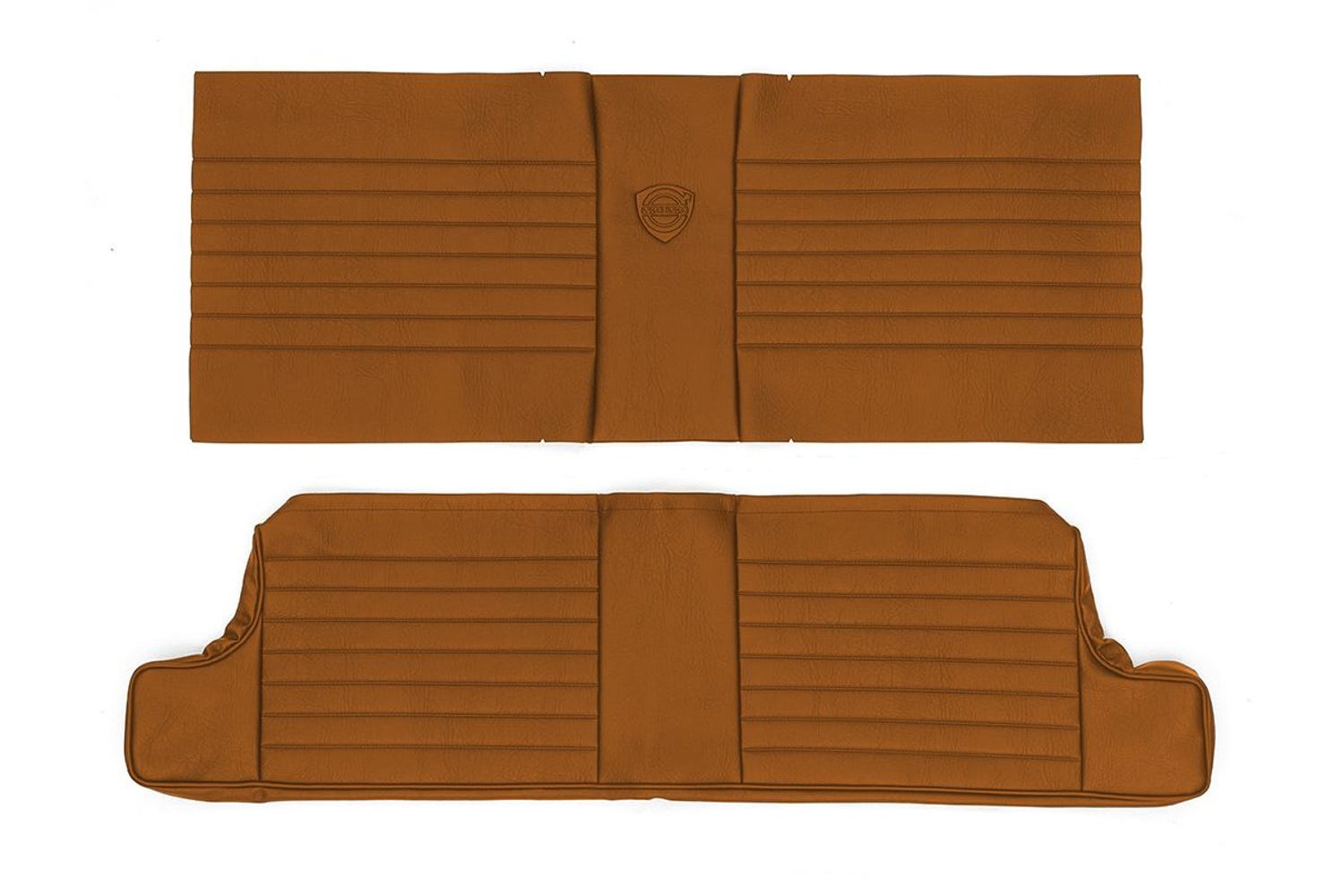 Sellerie de siège arrière pour Volvo 1800S, 1964-1969, marron — bild 1 av 2