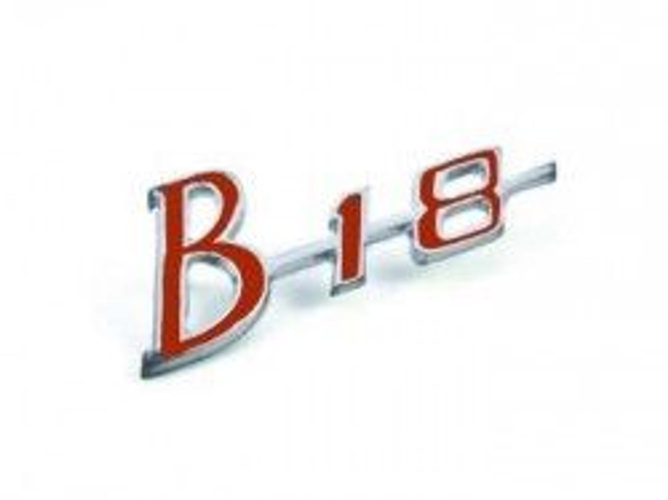 Emblème "Volvo B18" coffre