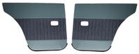 Panneaux de porte arrière pour Volvo Amazon 4 portes, 1960-61, bleus — bild 1 av 2