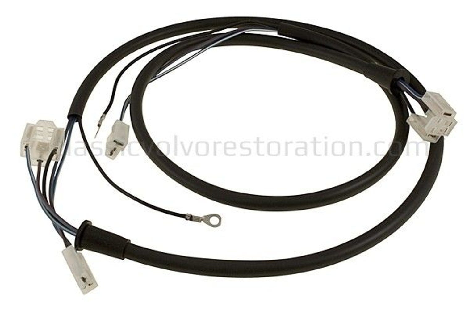 Faisceau électrique des phares pour Volvo 1800E, 1800ES, câbles à angle droit l'un par rapport à l'autre — bild 2 av 2