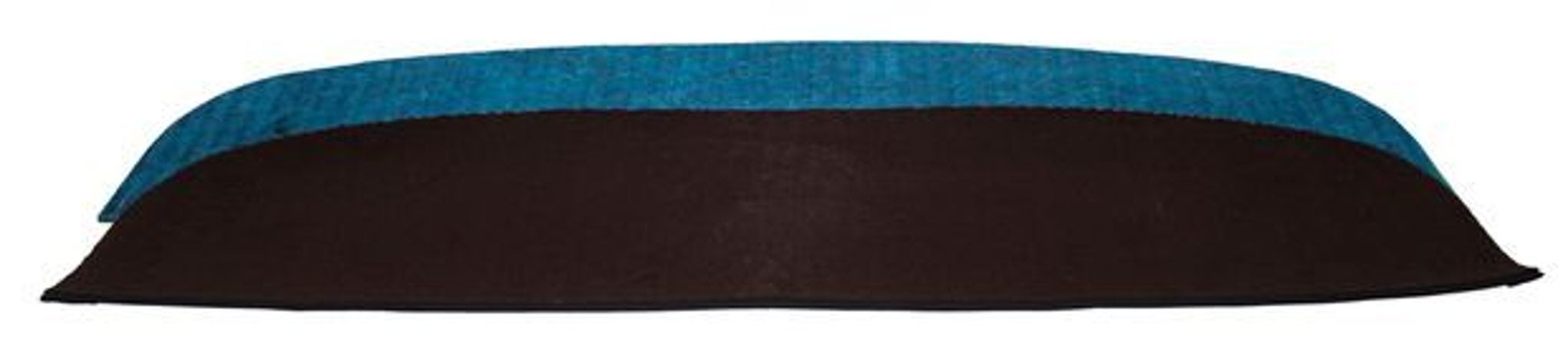 Tapis plage arrière brun textile