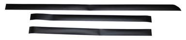 Kit d'autocollants noirs pour vitres latérales de Volvo 245, côté droit