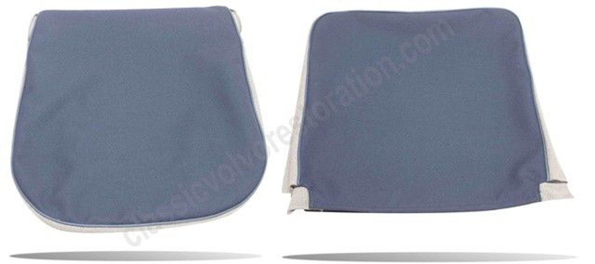 Revêtement de siège avant pour Volvo Duett 445 1958-60 bleu/gris