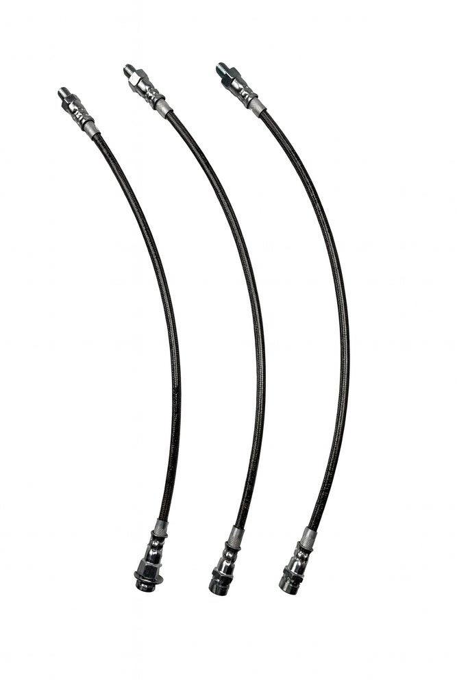 Kit de flexibles de frein pour Volvo Amazon B16, B18-, tressés métalliques — bild 2 av 2
