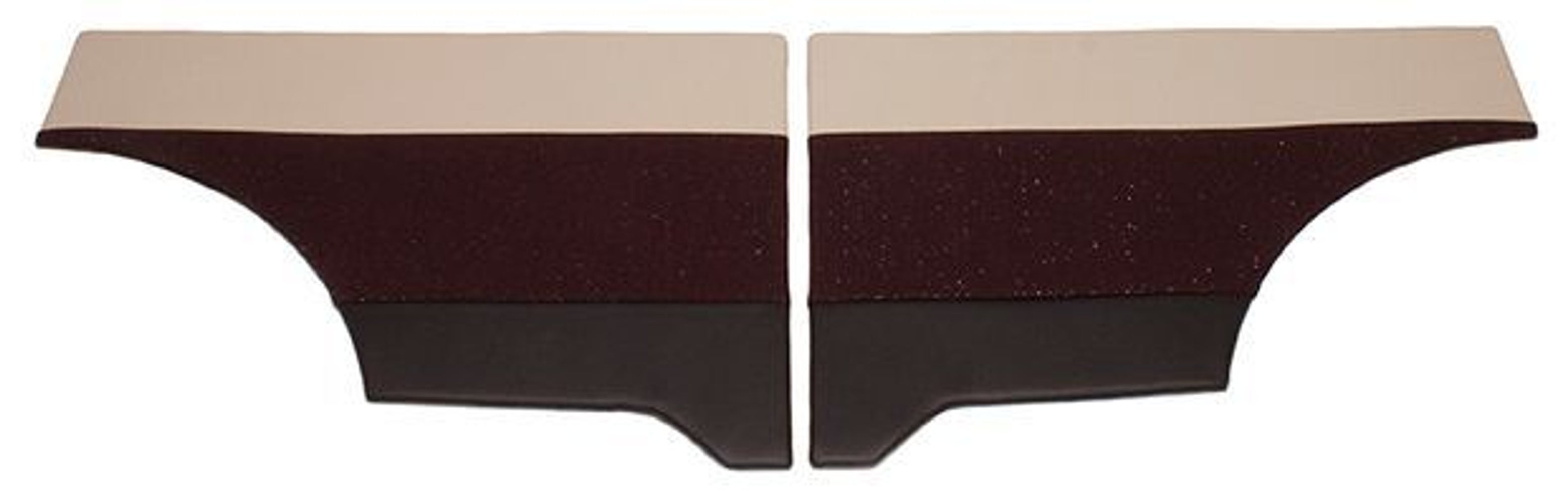 Panneaux arrière pour Volvo Duett 1958-60 rouge/beige/noir